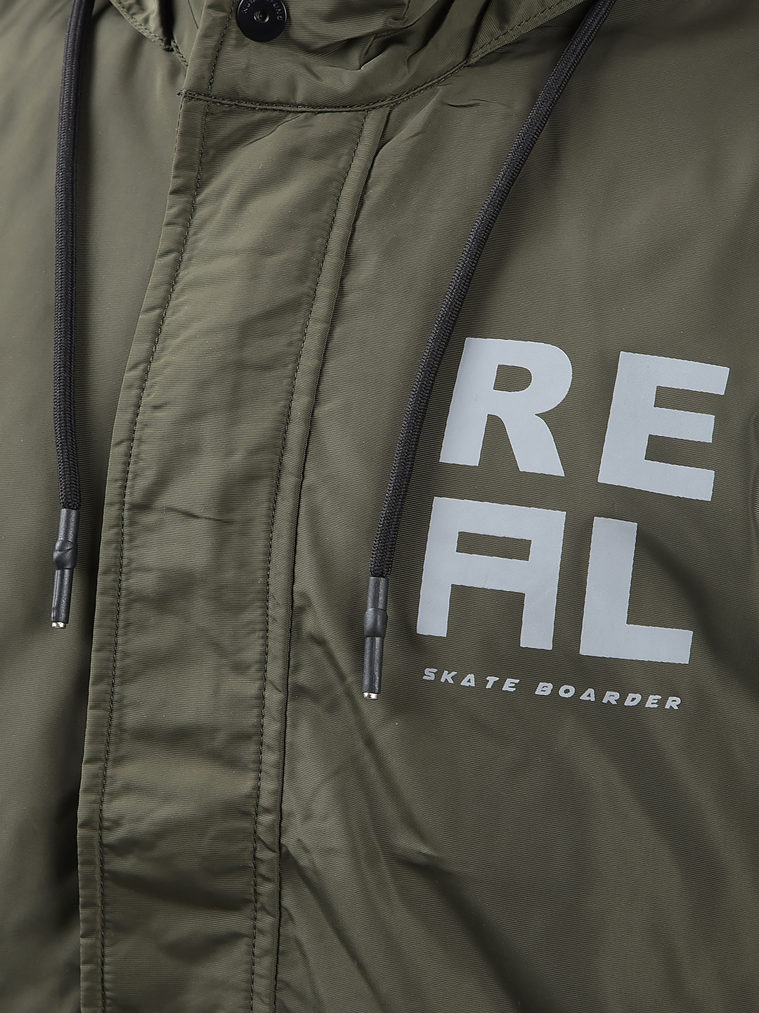 Numero Uno Men Typography Dark Green Jacket